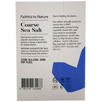 Faithful to Nature Coarse Sea Salt  